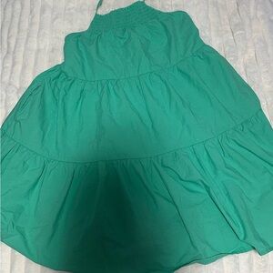 American Eagle Green Halter Dress